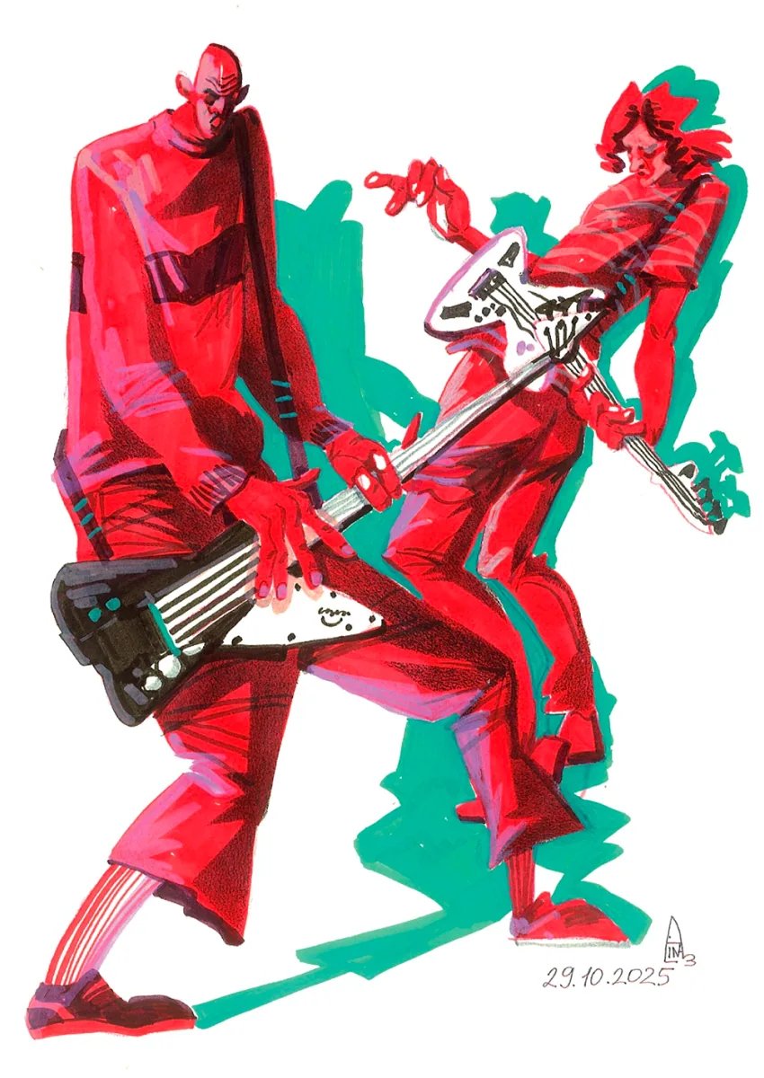 Red Rhythm by Alina Kritarova
