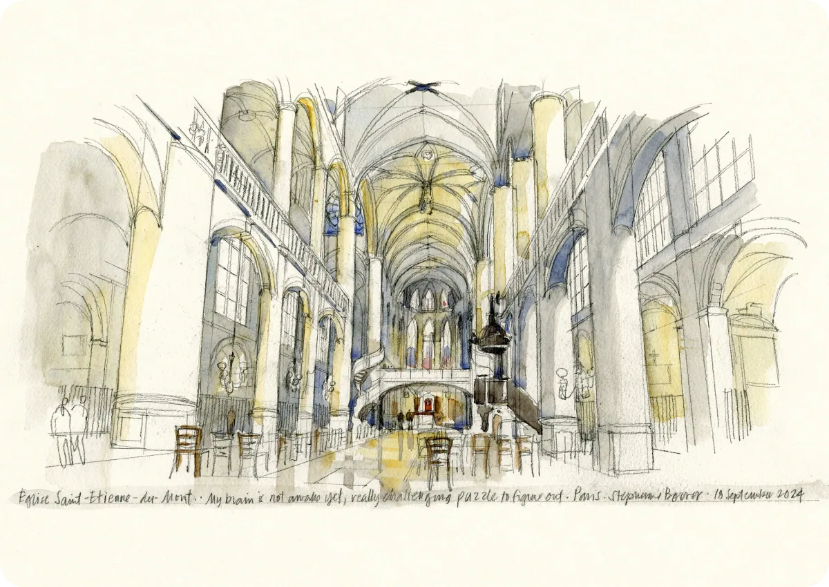 Saint-Etienne-du-Mont, Paris by Stephanie Bower