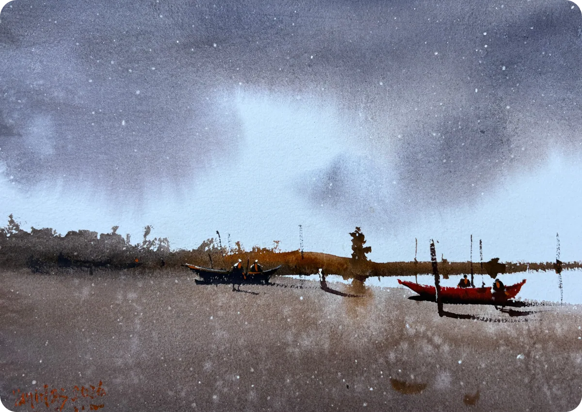 Quiet Journey Home by Vanidas Manghatil